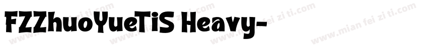 FZZhuoYueTiS Heavy字体转换